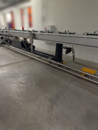 Reconstruction of cooling baths on the production line
